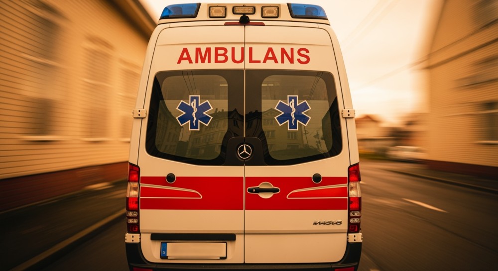 Ewakuacja w trudnych warunkach: Strażacy ratują pacjenta we Wrocławiu