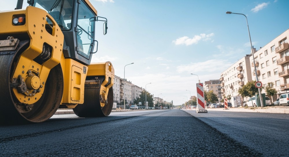 Nowa era dla ulicy Gajowickiej: Asfaltowanie w pełnym toku!