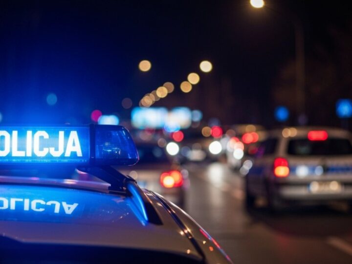 Brawurowy pościg w Lubinie: Policja łapie groźnego przestępcę za kierownicą skradzionego auta