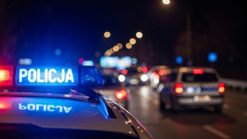 Brawurowy pościg w Lubinie: Policja łapie groźnego przestępcę za kierownicą skradzionego auta