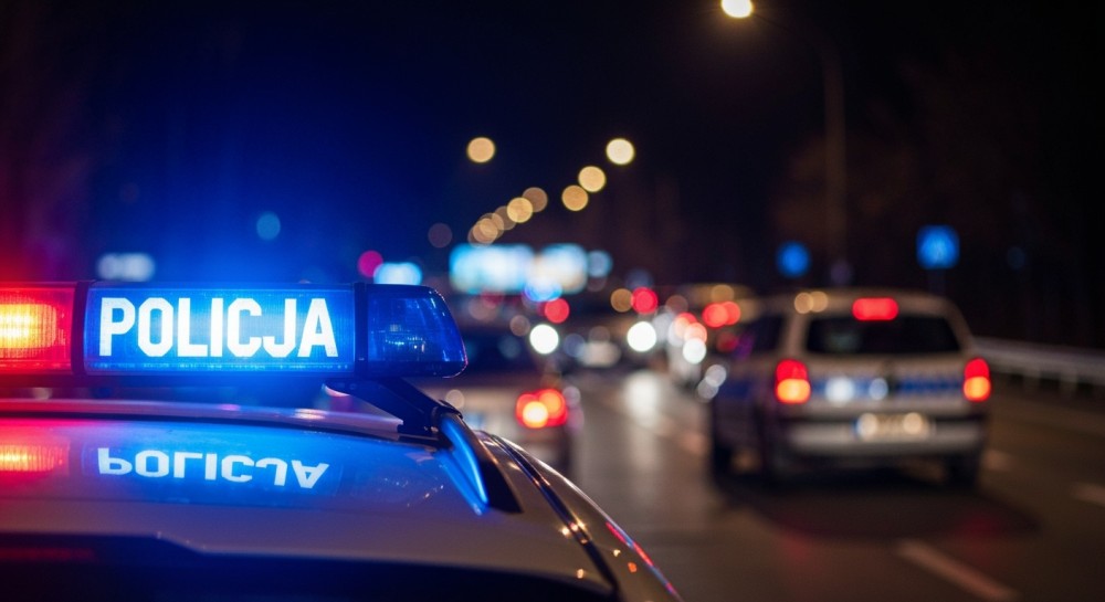 Brawurowy pościg w Lubinie: Policja łapie groźnego przestępcę za kierownicą skradzionego auta