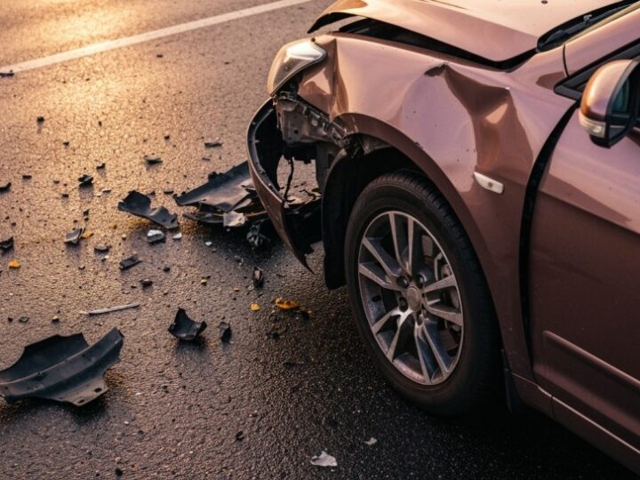 Fatalny wypadek w Siechnicach: 7 osób w Audi, w tym pasażer w bagażniku