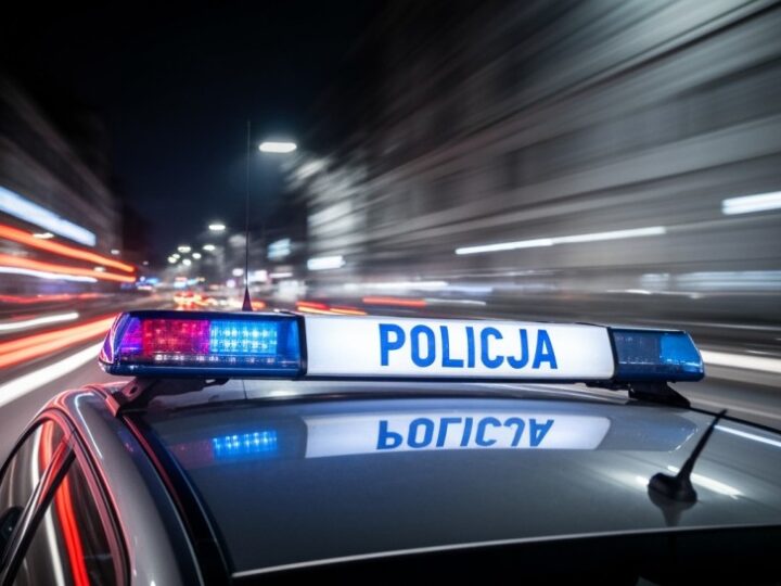 21-latek w pościgu przed policją na motocyklu crossowym