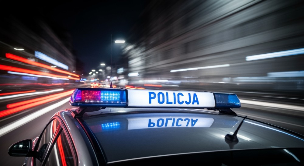 21-latek w pościgu przed policją na motocyklu crossowym