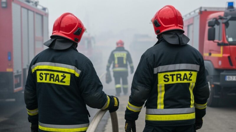 Policjanci z Jeleniej Góry ratują ludzi i zwierzęta podczas pożarów, zapobiegając wybuchowi gazu
