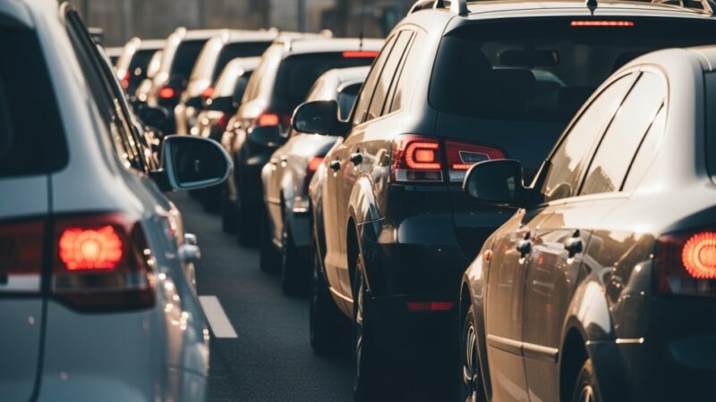 Poważna kolizja na A4: Utrudnienia w kierunku Zgorzelca