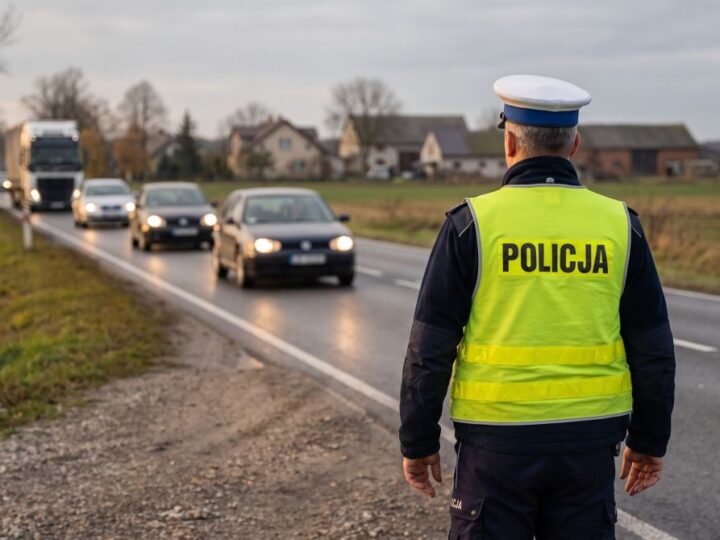 Pijany kierowca w szaleńczym pościgu przed policją