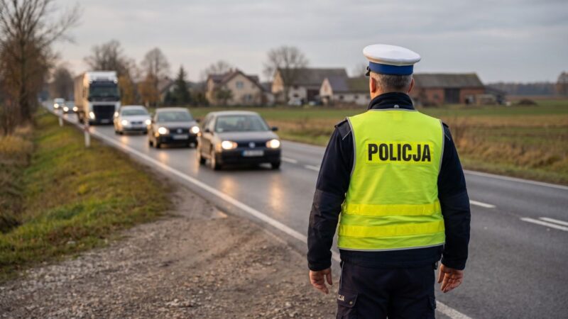 Pijany kierowca w szaleńczym pościgu przed policją