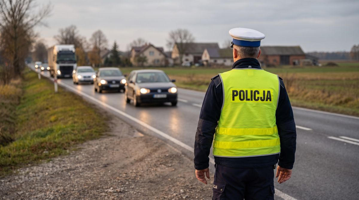 Pijany kierowca w szaleńczym pościgu przed policją
