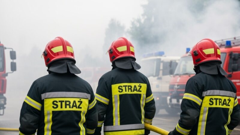 Pożar na Królewieckiej: Mieszkańcy ewakuowani, straż walczy z ogniem