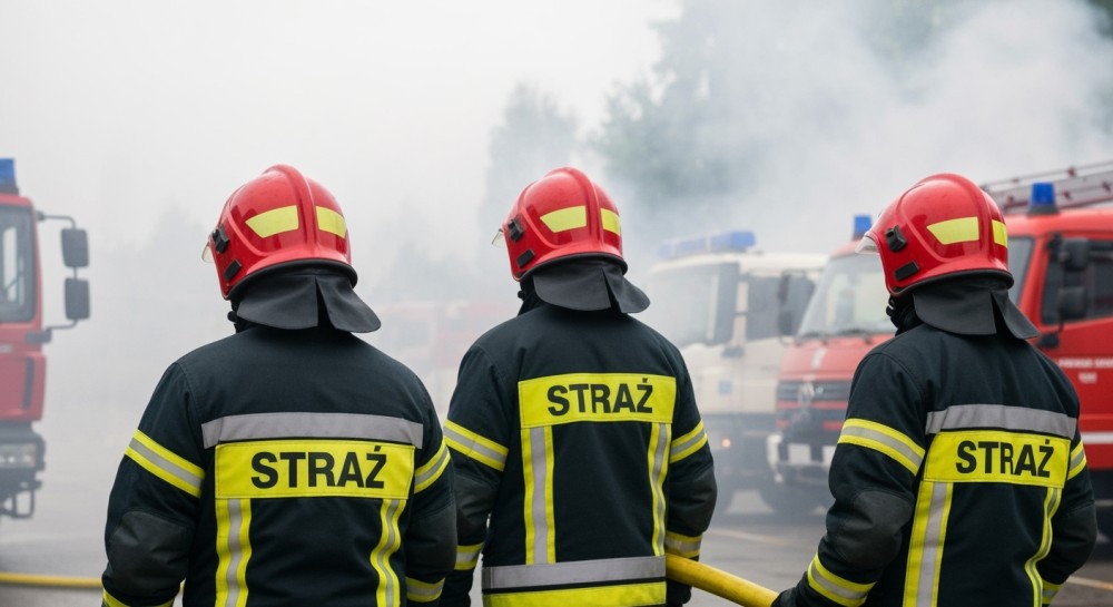 Pożar na Królewieckiej: Mieszkańcy ewakuowani, straż walczy z ogniem