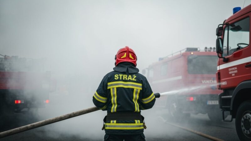 Wrocław w ogniu: ewakuacja mieszkańców po groźnym pożarze