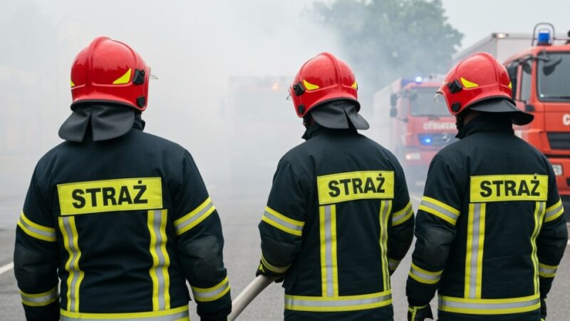 Błyskawiczna akcja policjantki ratuje mieszkańców przed pożarem