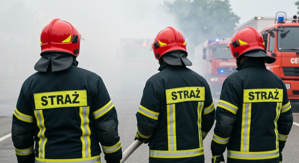 Błyskawiczna akcja policjantki ratuje mieszkańców przed pożarem