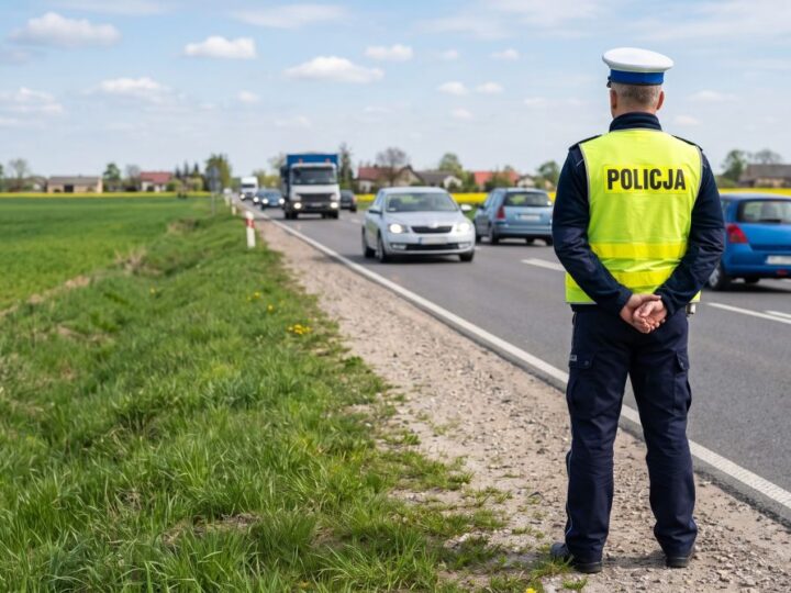 Nocny pościg przez Dolny Śląsk: poszukiwany w rękach policji