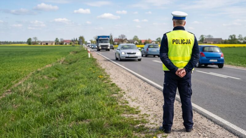 Nocny pościg przez Dolny Śląsk: poszukiwany w rękach policji