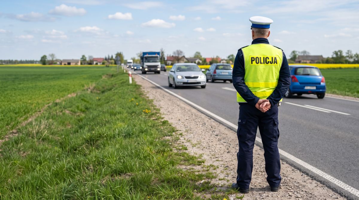 Nocny pościg przez Dolny Śląsk: poszukiwany w rękach policji