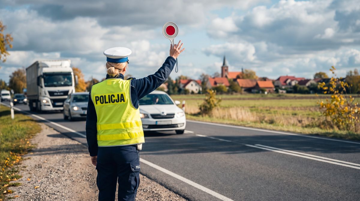 Motocyklista w szaleńczym pościgu: Złamał zakaz i ukrywał tablicę rejestracyjną
