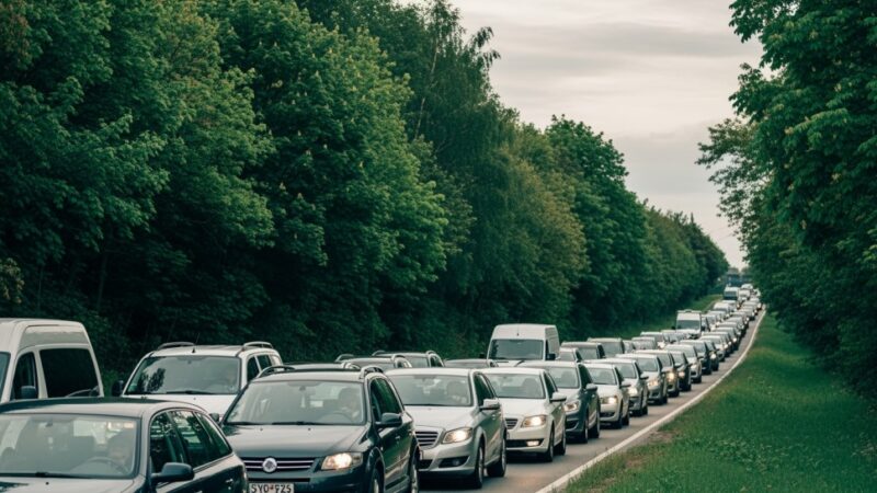 Chaos na Zwycięskiej: Uszkodzone rogatki sparaliżowały ruch we Wrocławiu