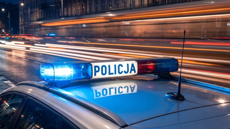 Zatrzymany po skoku z nożem: 37-latek w rękach policji w Dzierżoniowie